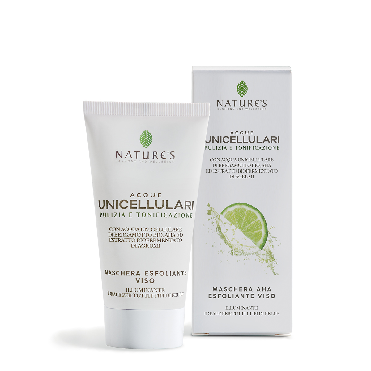 Nature's Acque Unicell Maschera AHA Esfoliante Viso 50ml